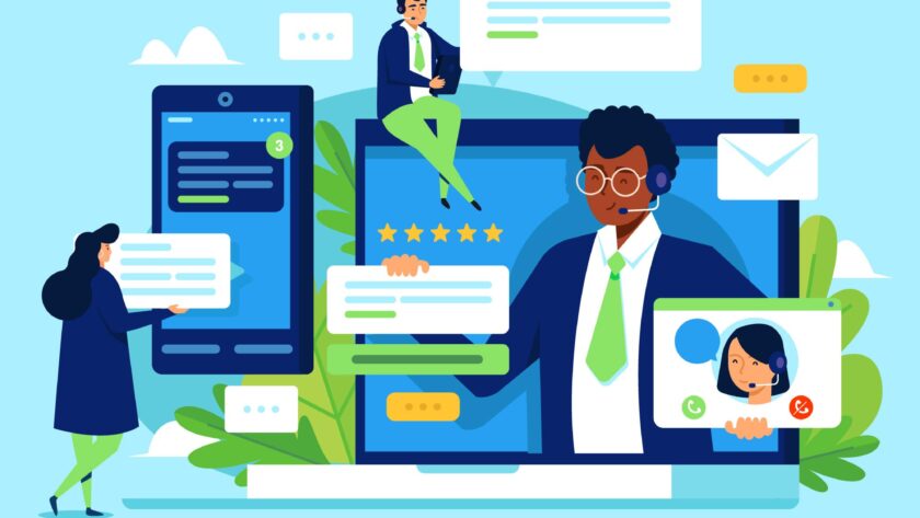 quản lý khách hàng trực tuyến thông qua website