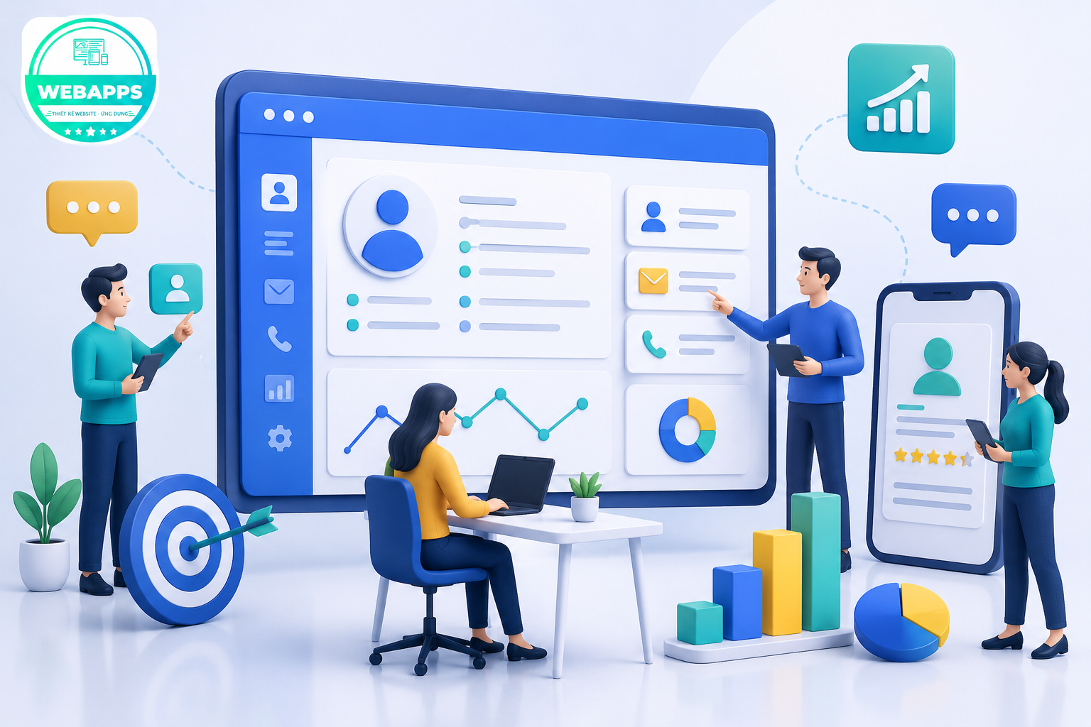 WebApps CRM – Phần Mềm Quản Lý Khách Hàng Và Tối Ưu Quy Trình Doanh Nghiệp