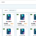 Mẫu website bán điện thoại