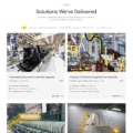Mẫu website profile sản xuất